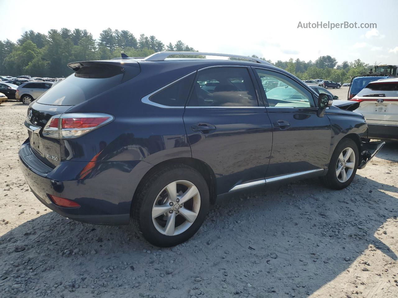 2013 Lexus Rx 350 Base Blue vin: 2T2BK1BA9DC161288