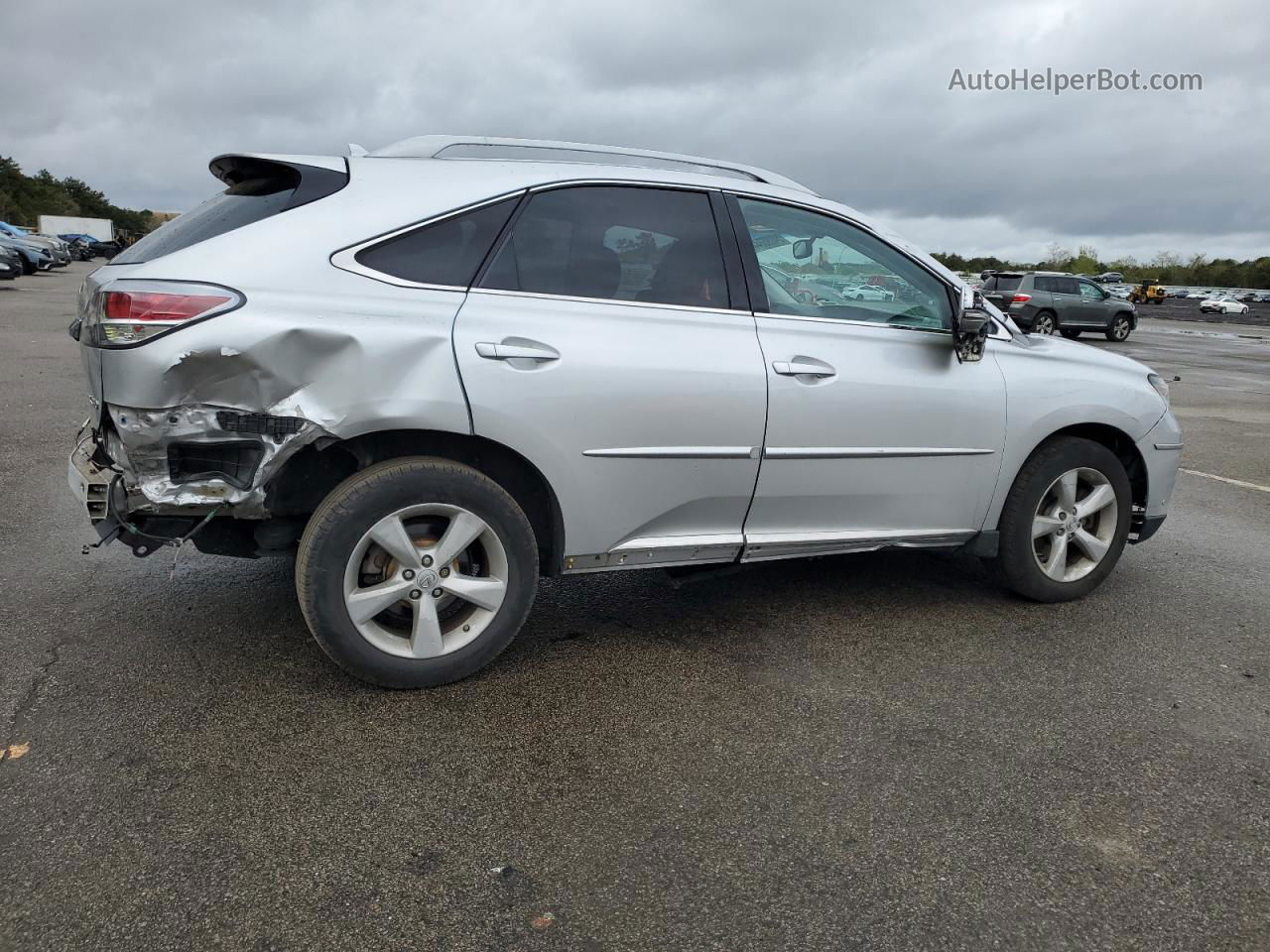 2013 Lexus Rx 350 Base Silver vin: 2T2BK1BA9DC184005