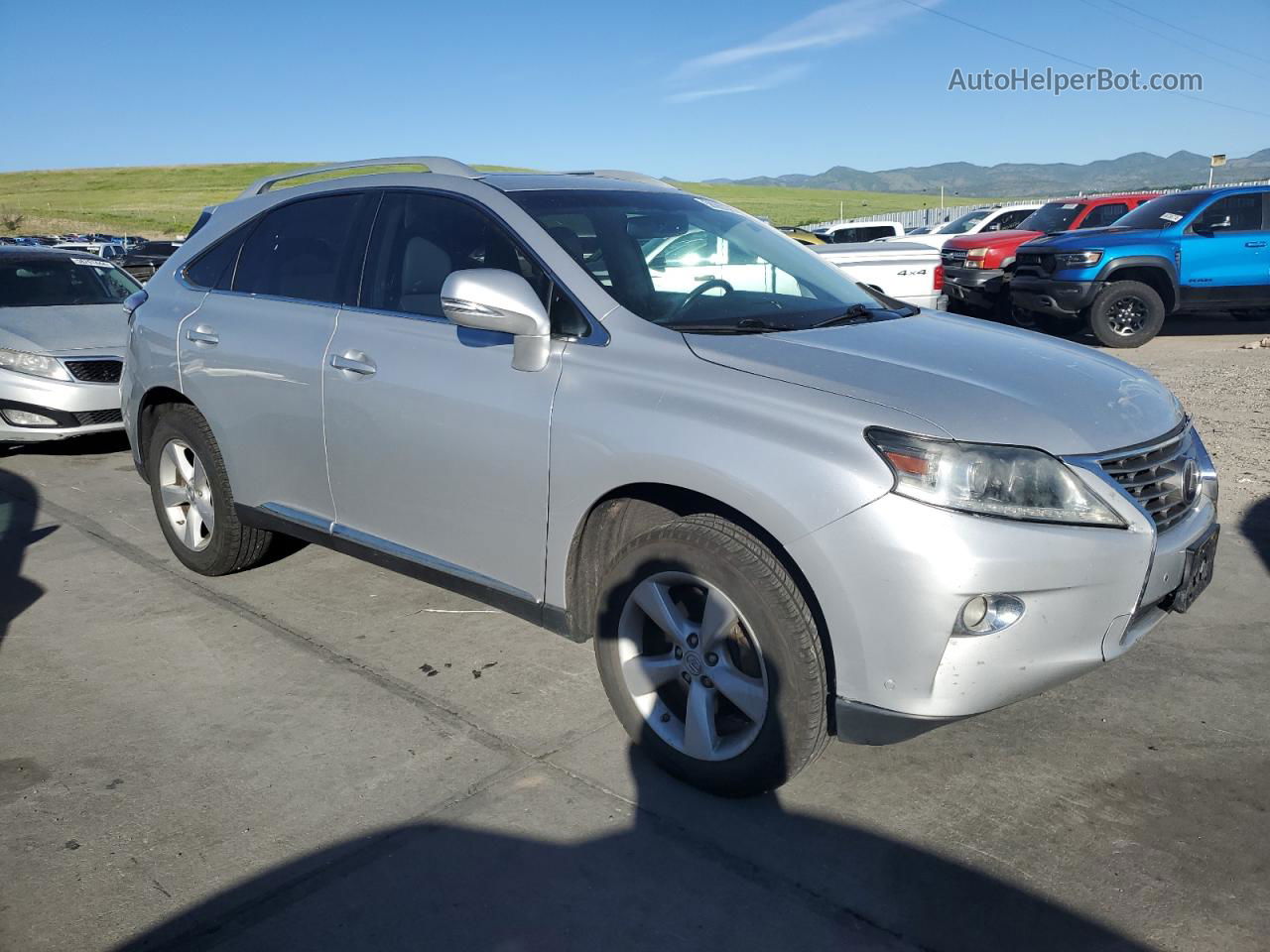 2013 Lexus Rx 350 Base Silver vin: 2T2BK1BA9DC184120