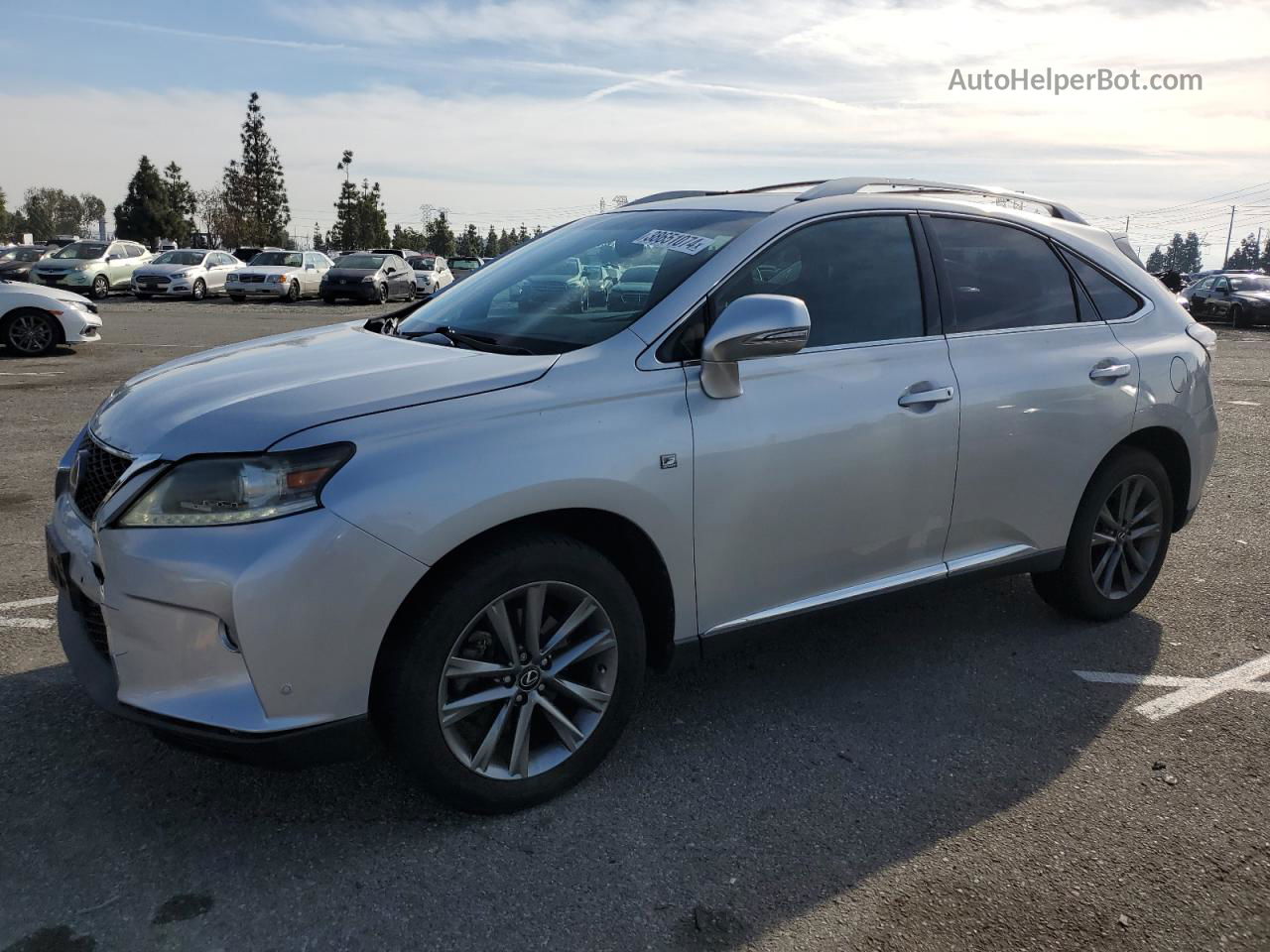 2013 Lexus Rx 350 Base Silver vin: 2T2BK1BA9DC194517