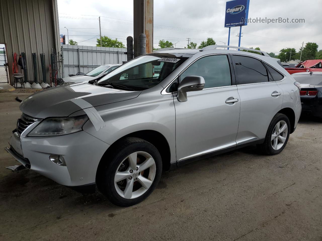 2013 Lexus Rx 350 Base Silver vin: 2T2BK1BA9DC204883