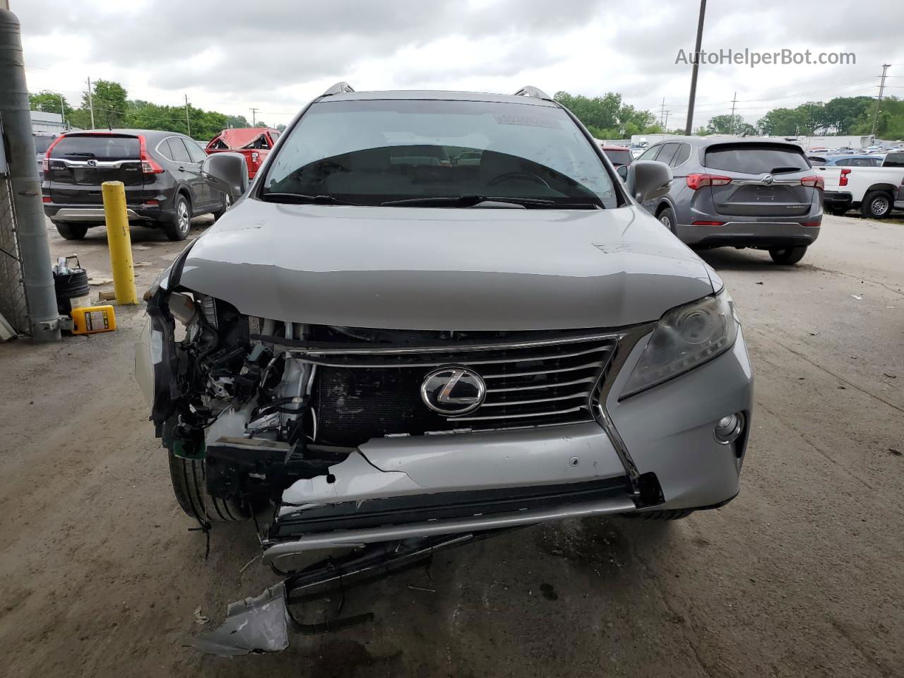 2013 Lexus Rx 350 Base Silver vin: 2T2BK1BA9DC204883