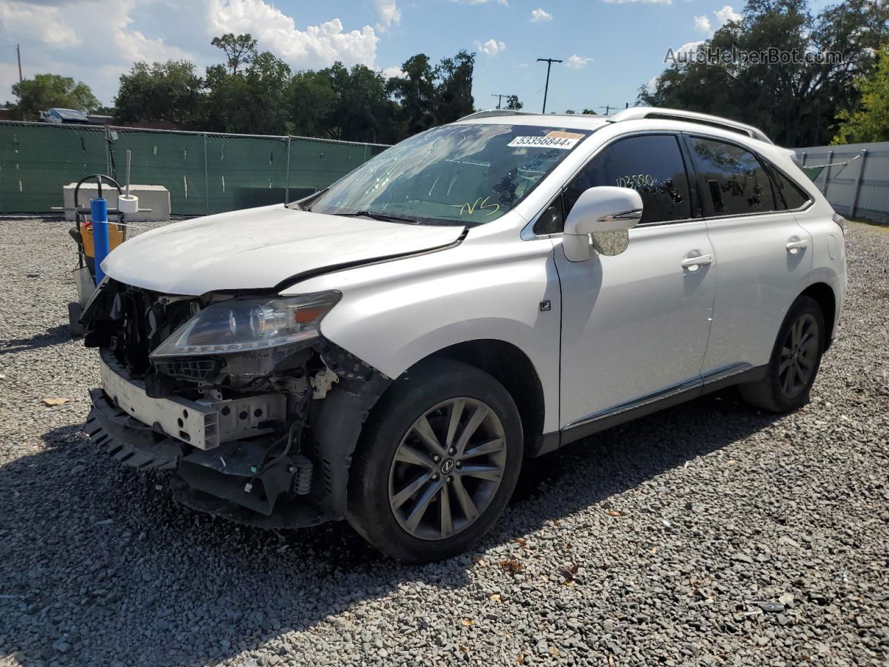 2013 Lexus Rx 350 Base White vin: 2T2BK1BA9DC214524