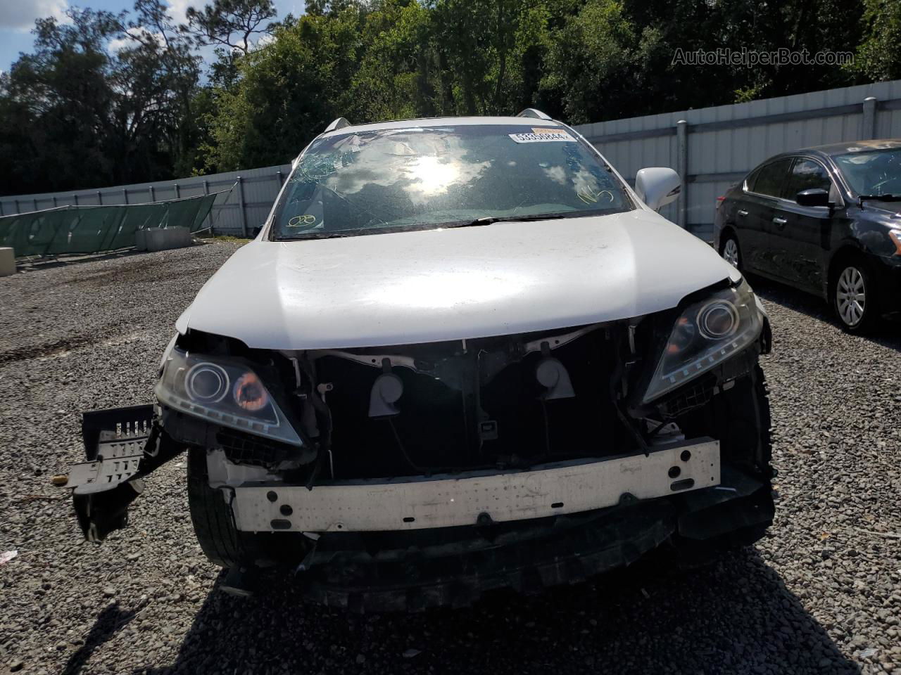 2013 Lexus Rx 350 Base White vin: 2T2BK1BA9DC214524