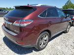 2013 Lexus Rx 350 Base Maroon vin: 2T2BK1BA9DC223305