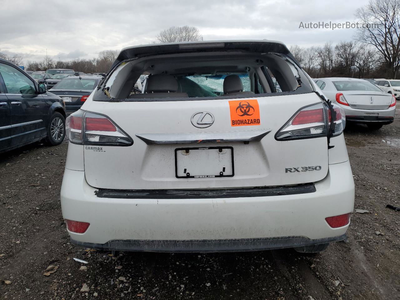 2015 Lexus Rx 350 Base Белый vin: 2T2BK1BA9FC261829