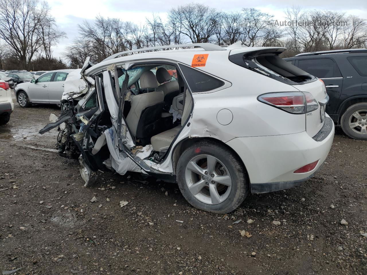 2015 Lexus Rx 350 Base White vin: 2T2BK1BA9FC261829