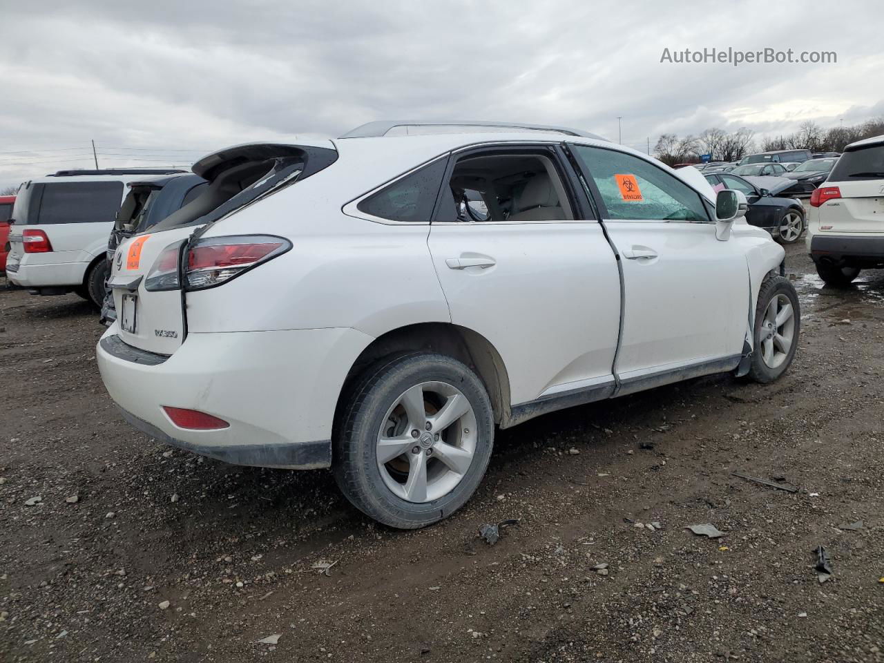 2015 Lexus Rx 350 Base Белый vin: 2T2BK1BA9FC261829