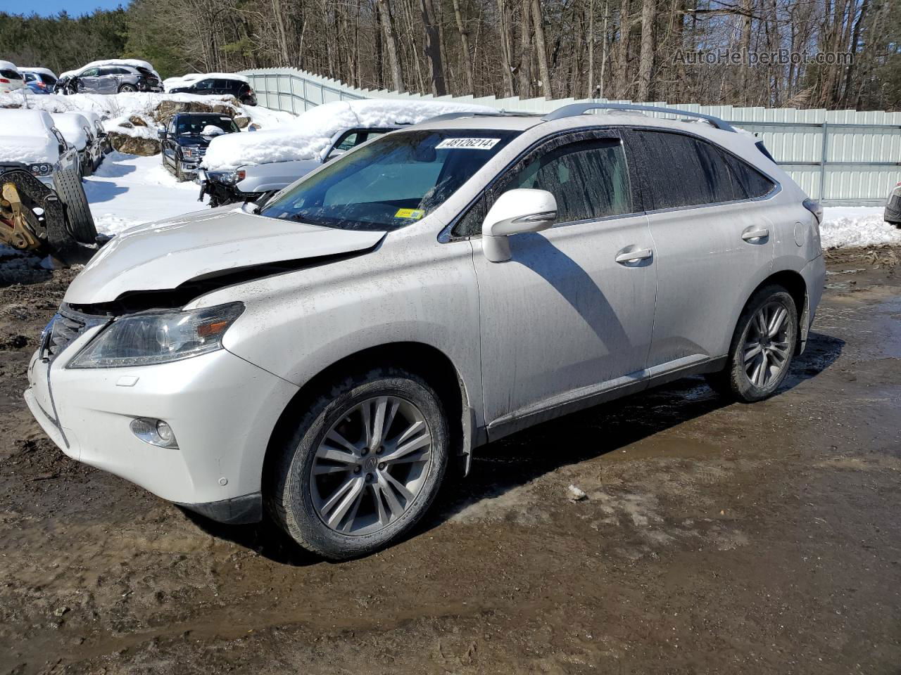 2015 Lexus Rx 350 Base White vin: 2T2BK1BA9FC273530