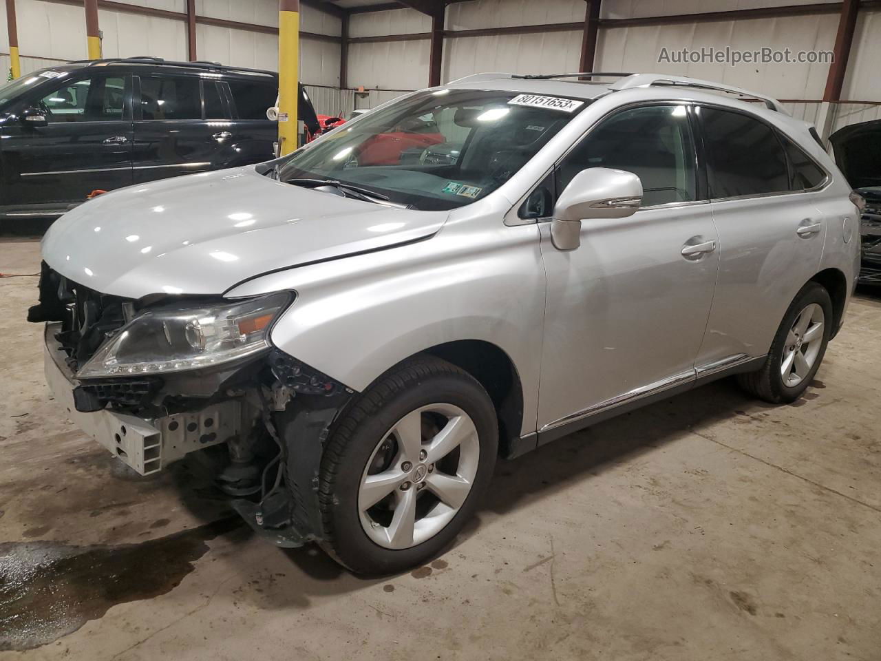 2015 Lexus Rx 350 Base Silver vin: 2T2BK1BA9FC288982