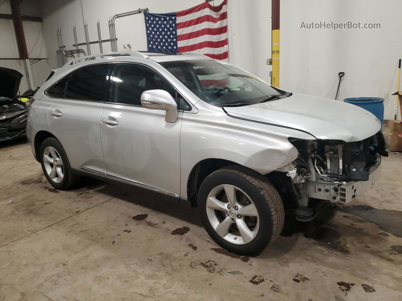 2015 Lexus Rx 350 Base Silver vin: 2T2BK1BA9FC288982