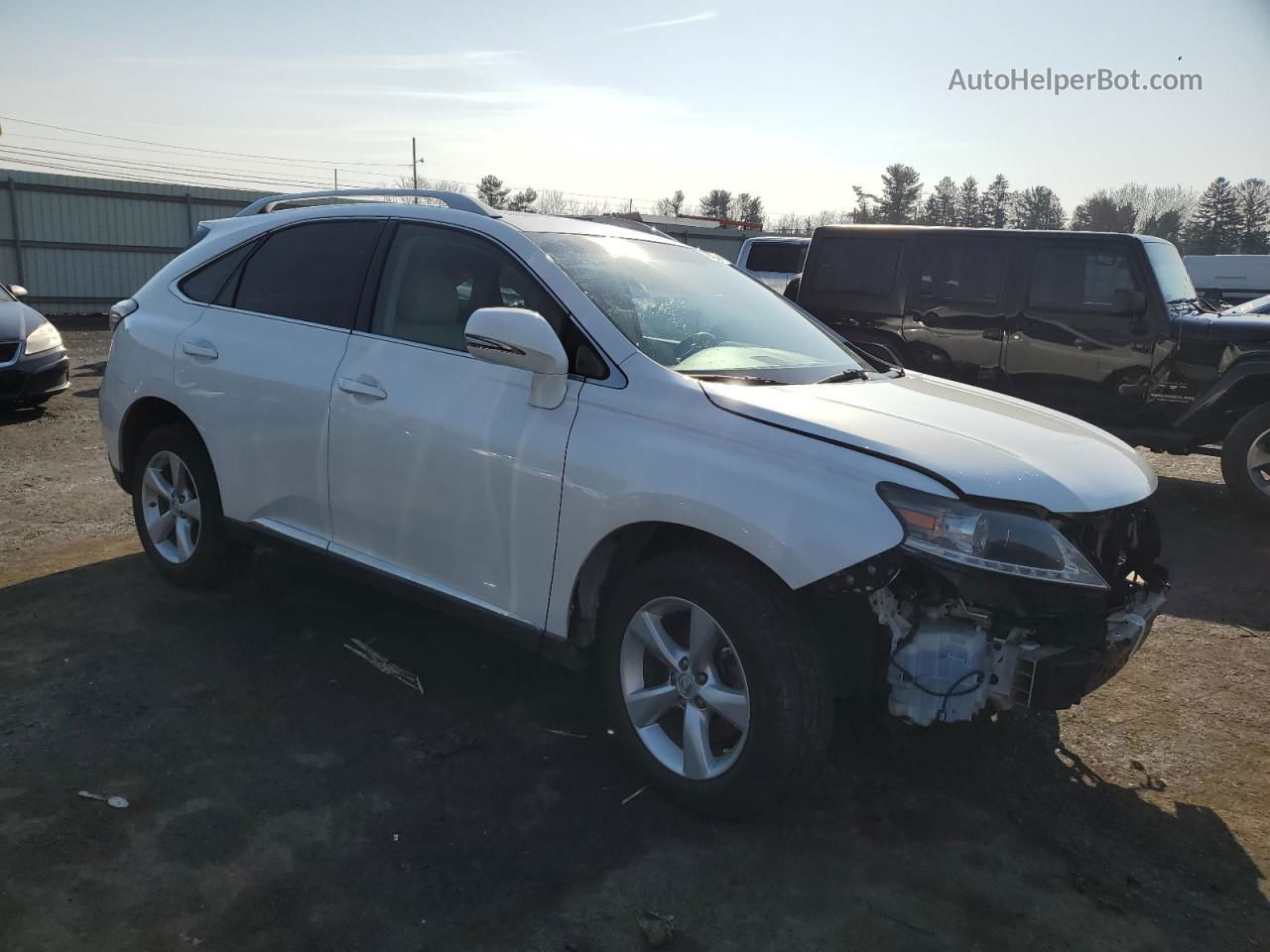 2015 Lexus Rx 350 Base Белый vin: 2T2BK1BA9FC317686