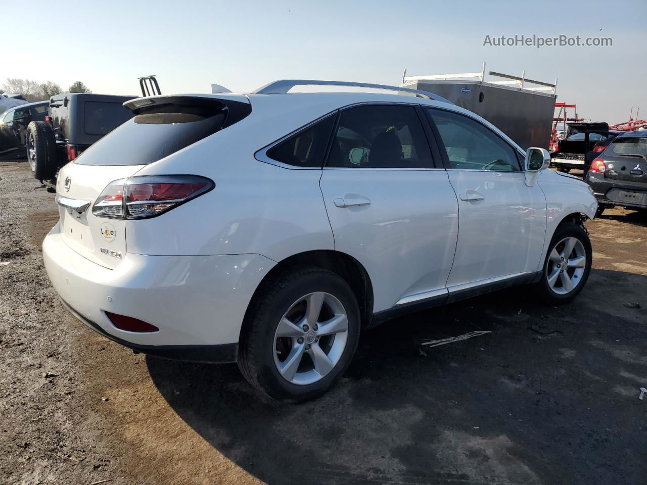 2015 Lexus Rx 350 Base White vin: 2T2BK1BA9FC317686