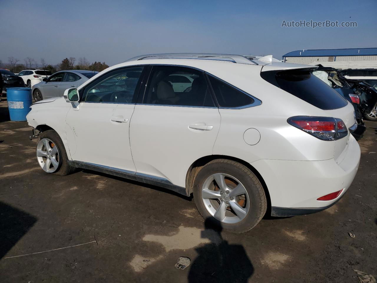 2015 Lexus Rx 350 Base Белый vin: 2T2BK1BA9FC317686