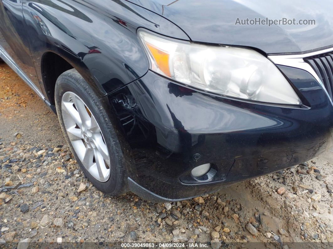 2010 Lexus Rx 350   Black vin: 2T2BK1BAXAC066783