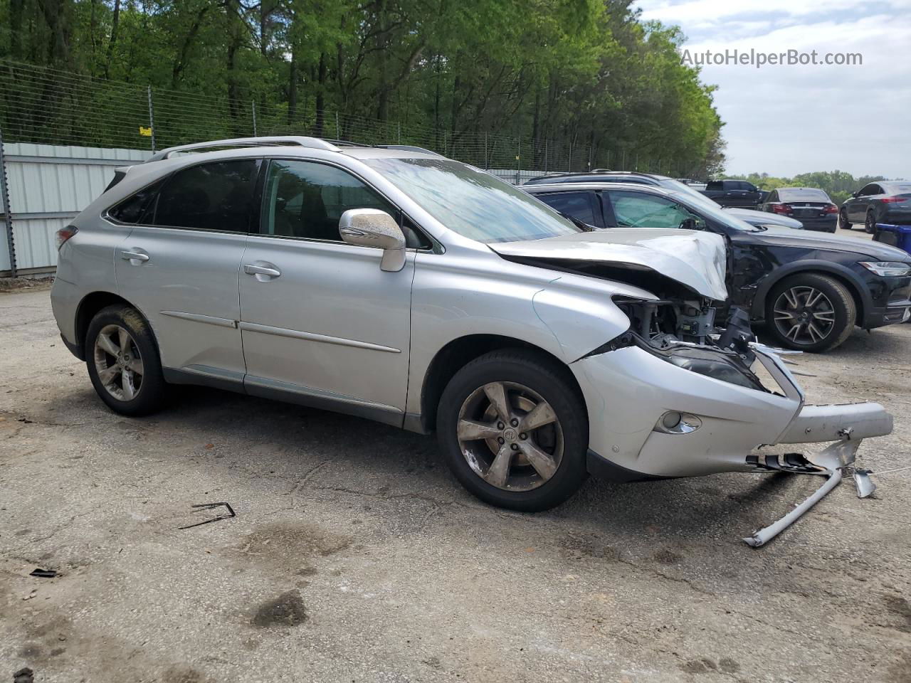 2013 Lexus Rx 350 Base Silver vin: 2T2BK1BAXDC159355