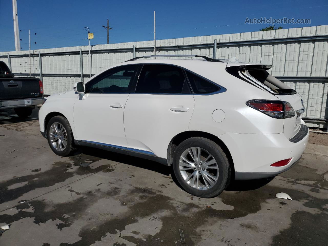 2013 Lexus Rx 350 Base White vin: 2T2BK1BAXDC162823