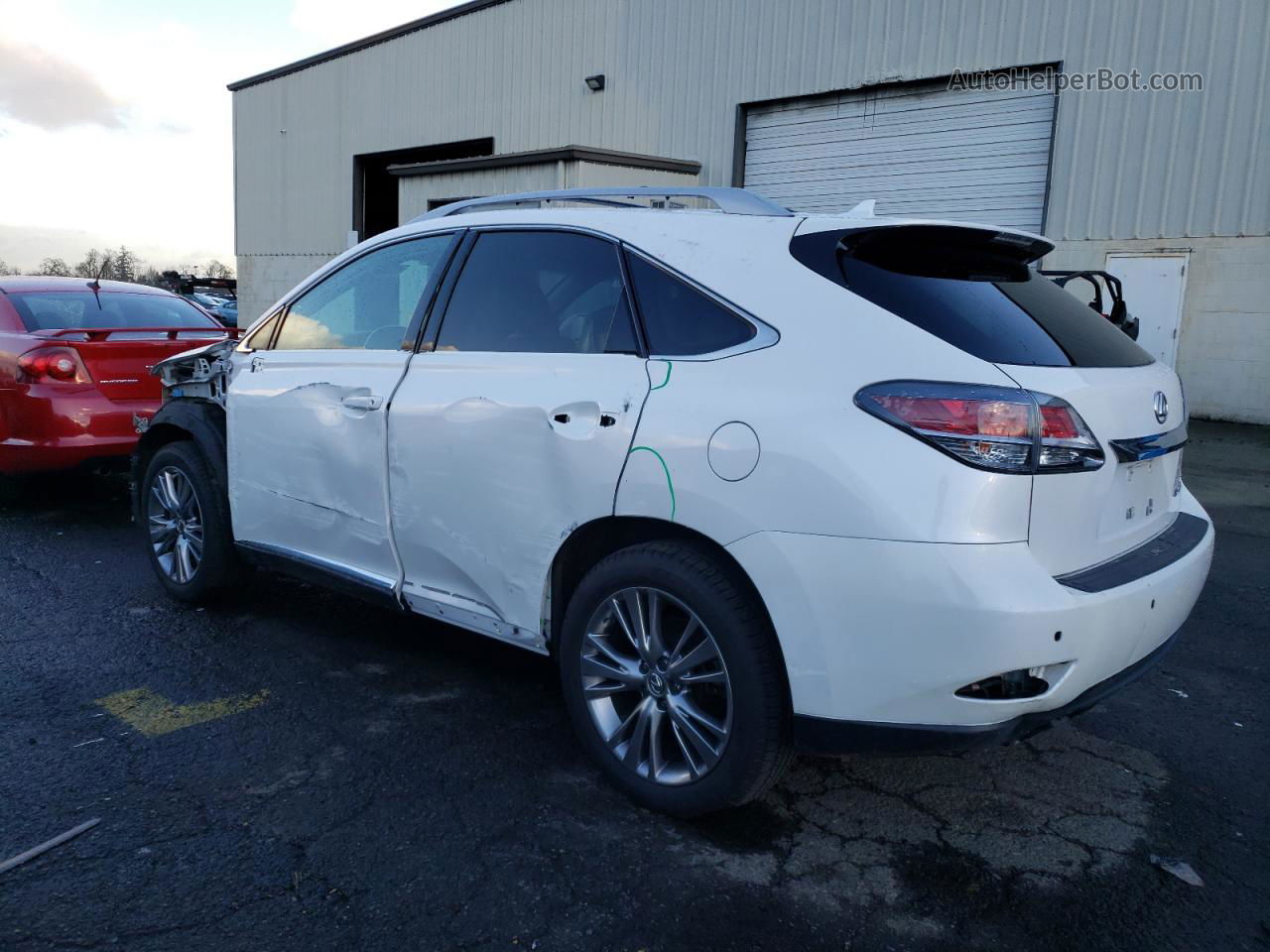 2013 Lexus Rx 350 Base White vin: 2T2BK1BAXDC190153