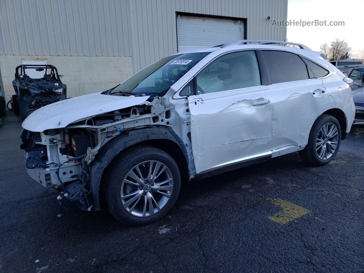 2013 Lexus Rx 350 Base White vin: 2T2BK1BAXDC190153