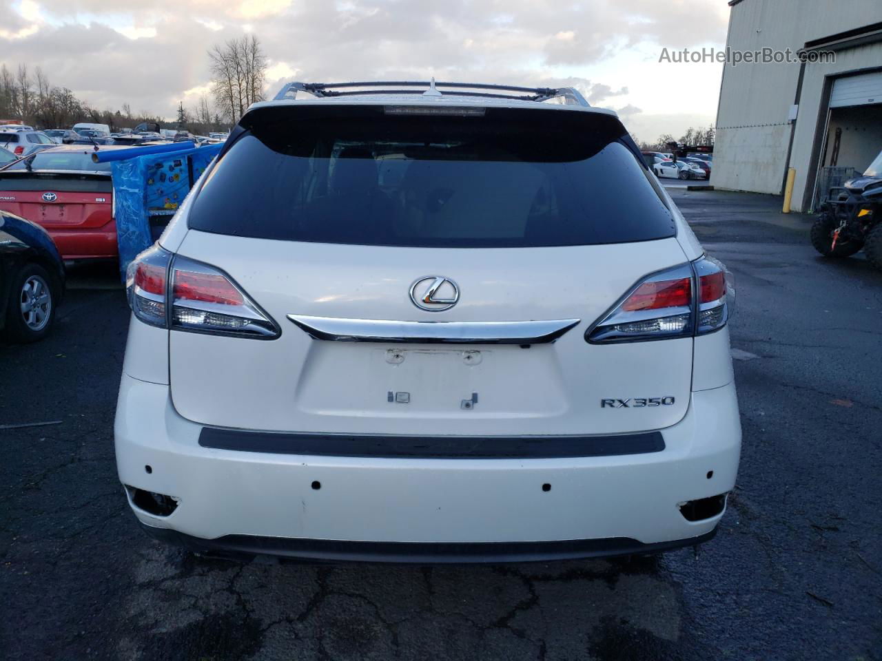 2013 Lexus Rx 350 Base White vin: 2T2BK1BAXDC190153