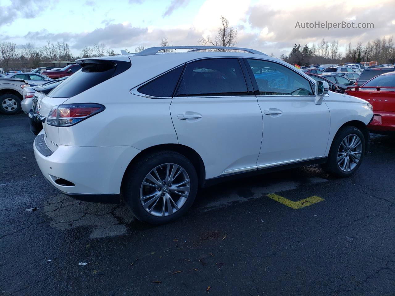 2013 Lexus Rx 350 Base White vin: 2T2BK1BAXDC190153