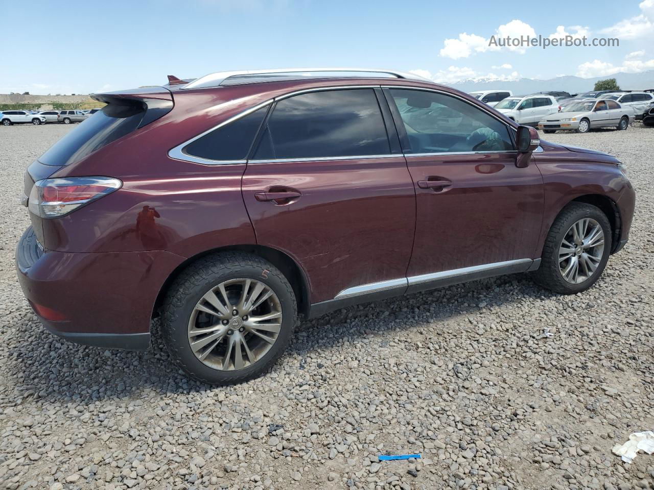 2013 Lexus Rx 350 Base Burgundy vin: 2T2BK1BAXDC194901