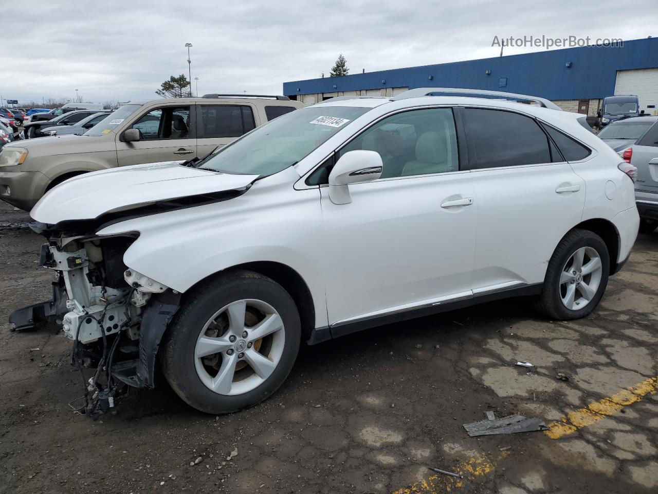 2013 Lexus Rx 350 Base White vin: 2T2BK1BAXDC217285