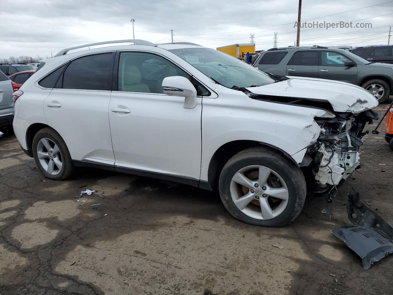 2013 Lexus Rx 350 Base White vin: 2T2BK1BAXDC217285