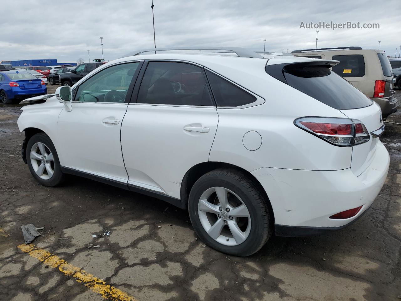 2013 Lexus Rx 350 Base White vin: 2T2BK1BAXDC217285