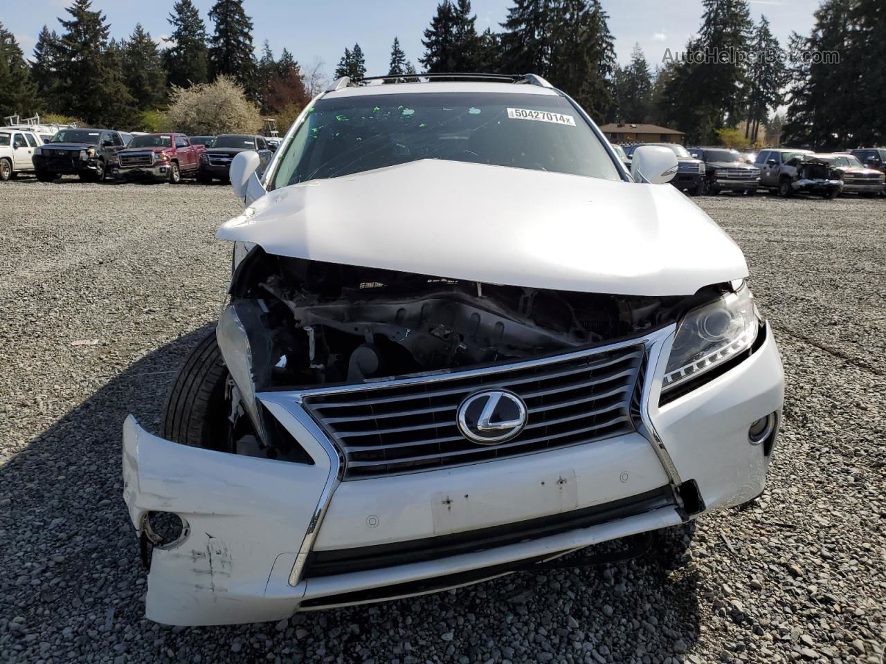 2013 Lexus Rx 350 Base White vin: 2T2BK1BAXDC224267