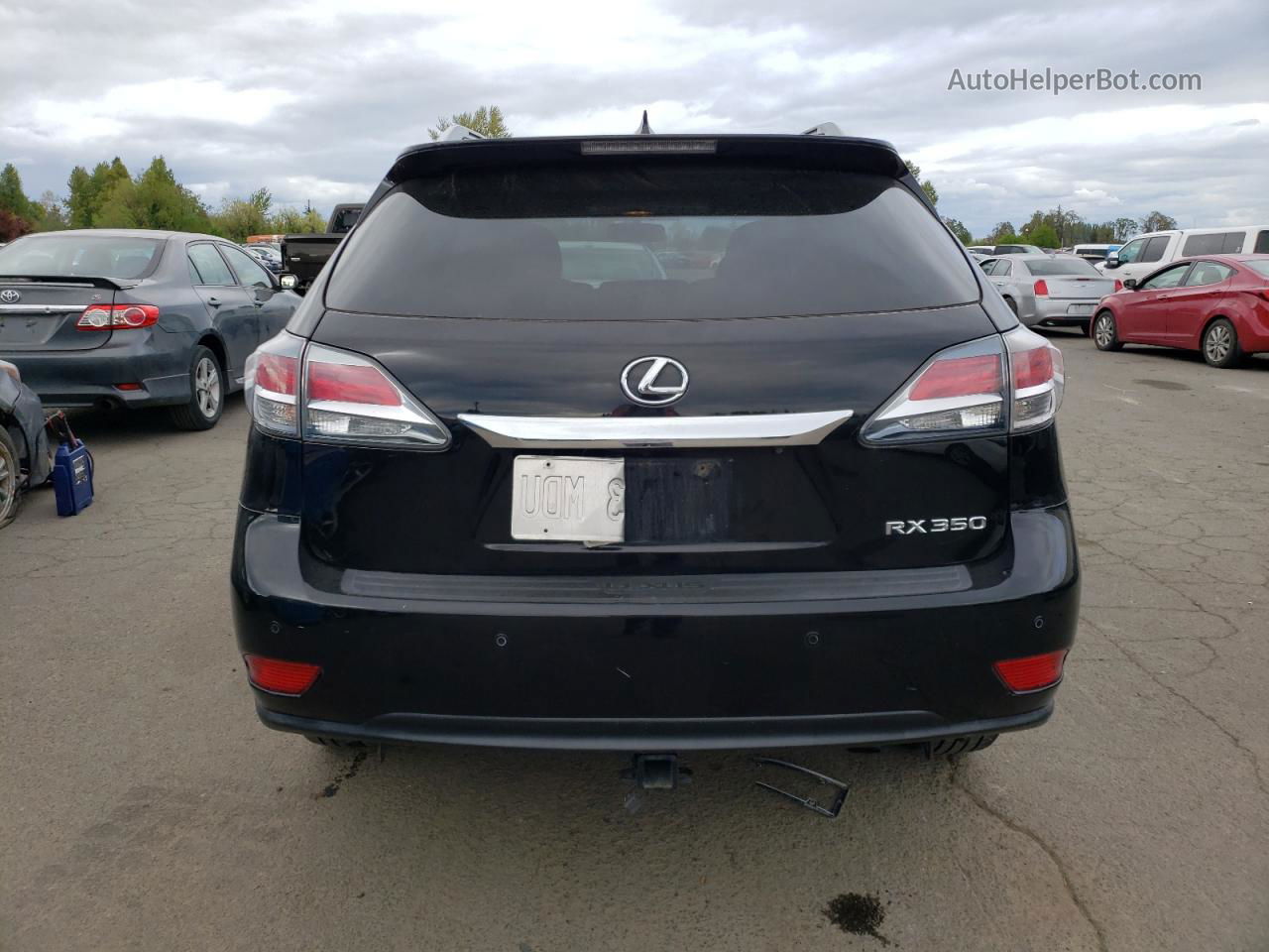 2015 Lexus Rx 350 Base Черный vin: 2T2BK1BAXFC252640