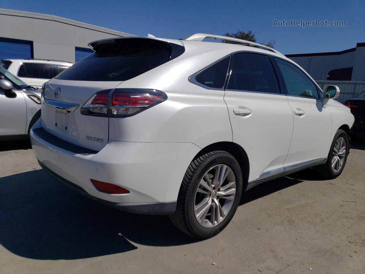 2015 Lexus Rx 350 Base Белый vin: 2T2BK1BAXFC266330