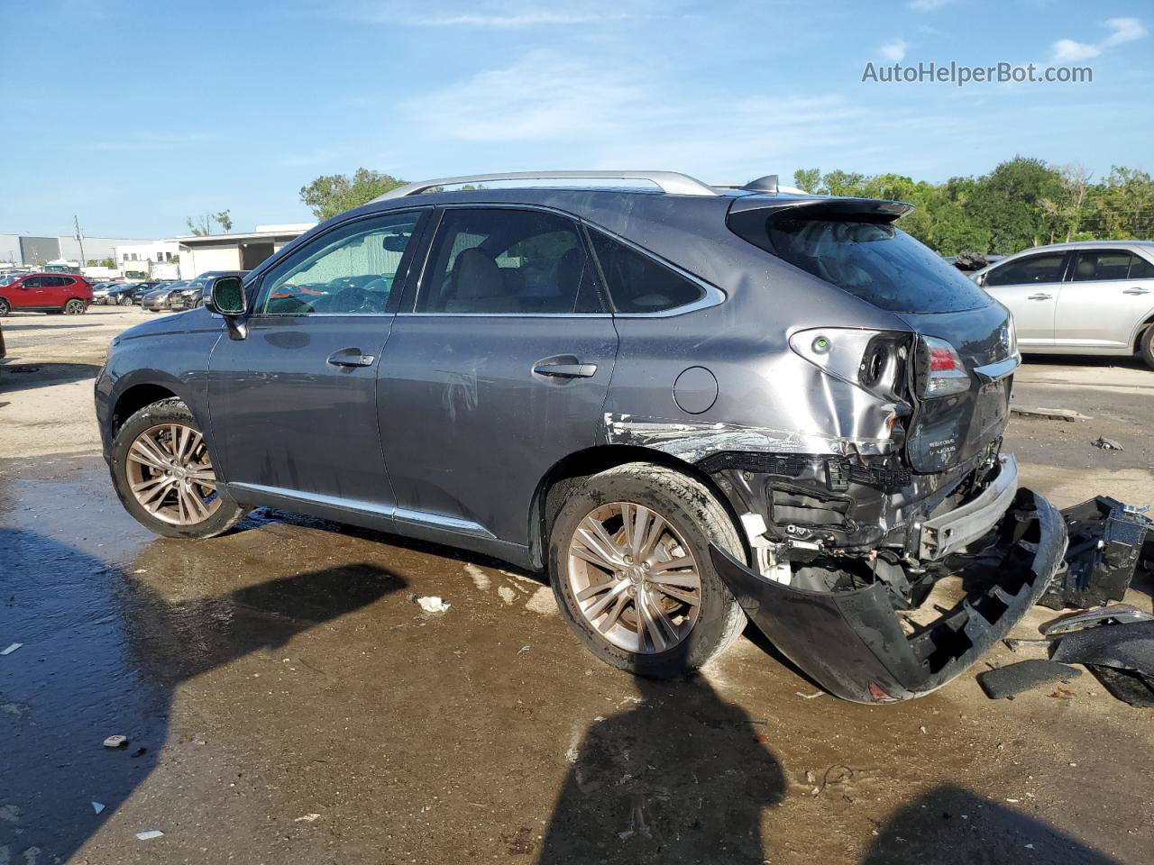 2015 Lexus Rx 350 Base Gray vin: 2T2BK1BAXFC277747