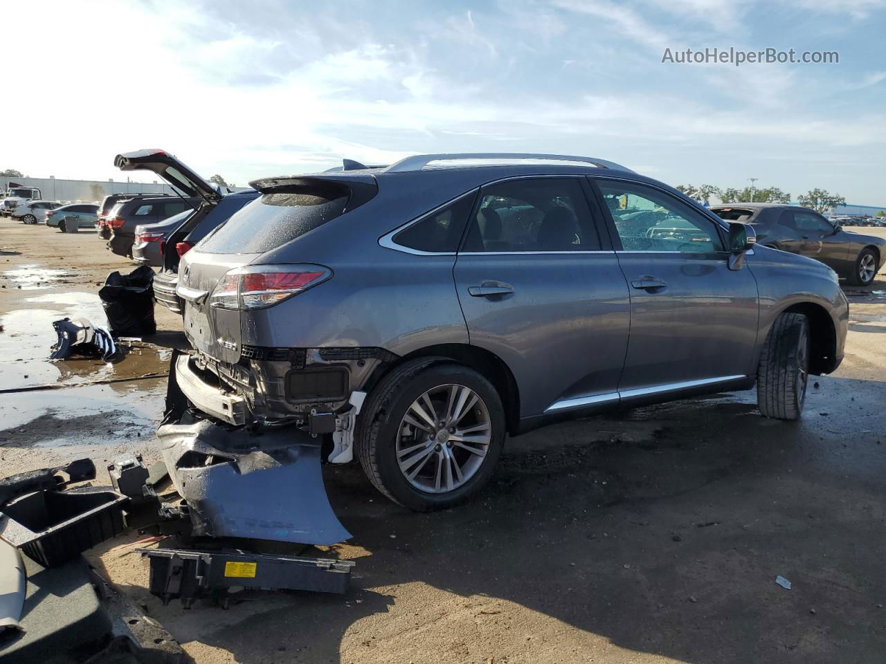 2015 Lexus Rx 350 Base Gray vin: 2T2BK1BAXFC277747