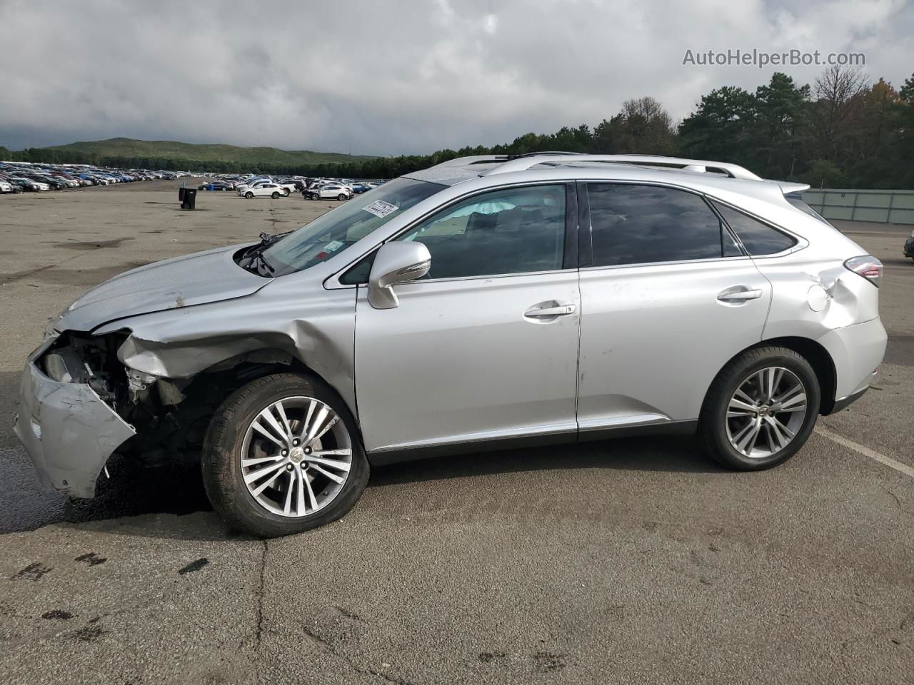 2015 Lexus Rx 350 Base Silver vin: 2T2BK1BAXFC290675