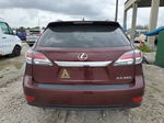 2015 Lexus Rx 350 Base Burgundy vin: 2T2BK1BAXFC291681