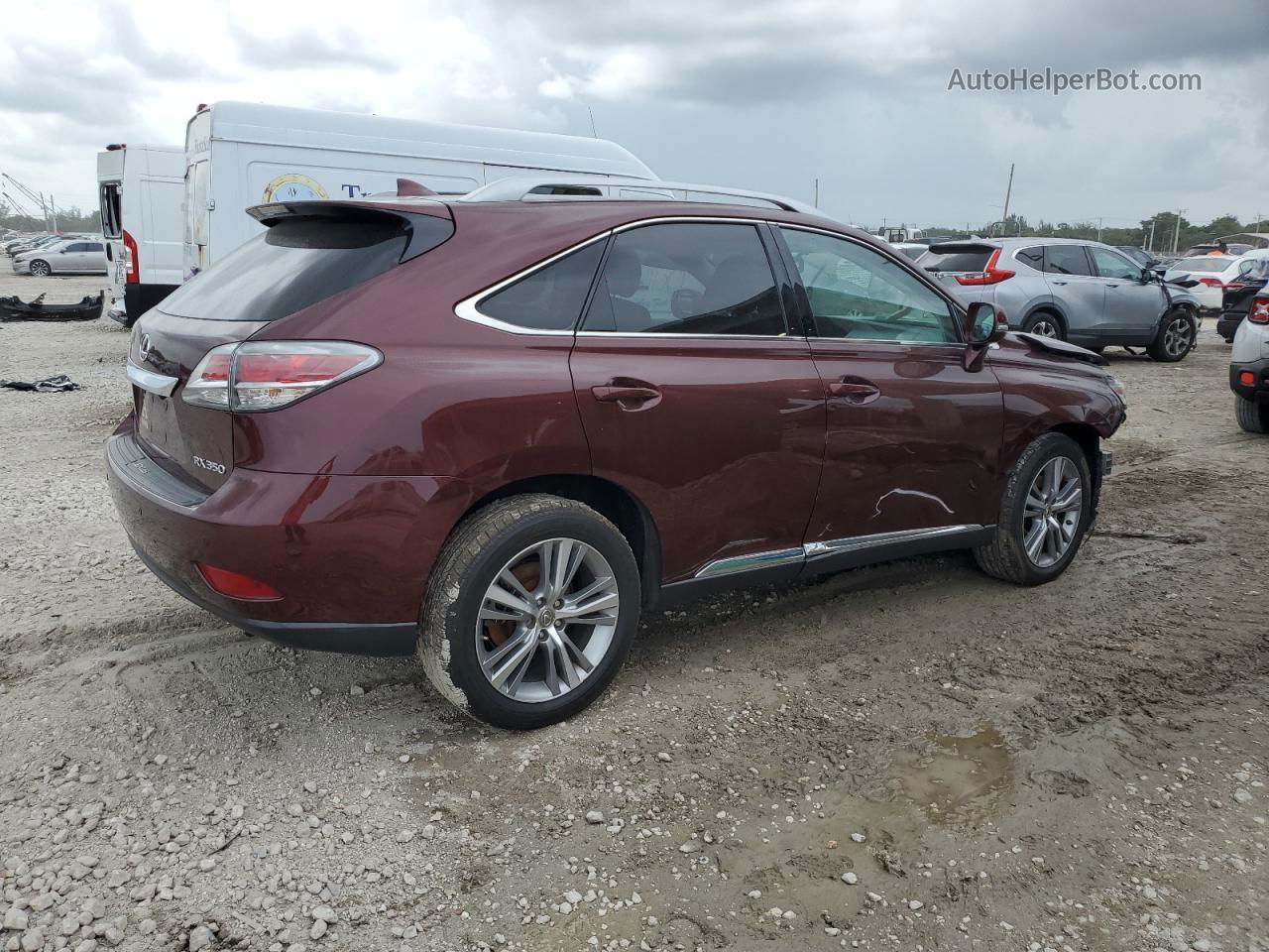 2015 Lexus Rx 350 Base Burgundy vin: 2T2BK1BAXFC291681