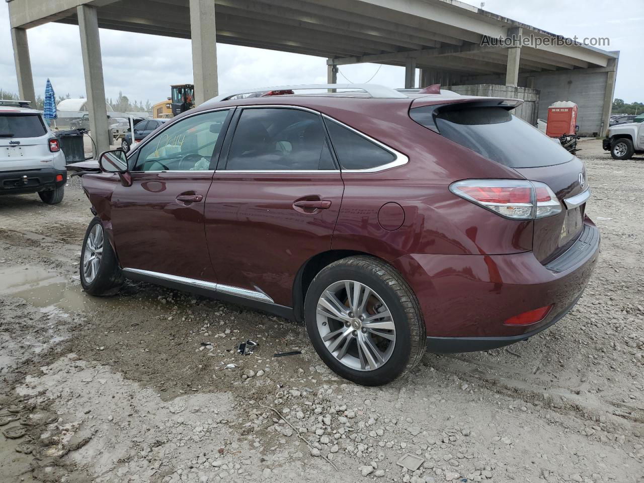 2015 Lexus Rx 350 Base Burgundy vin: 2T2BK1BAXFC291681