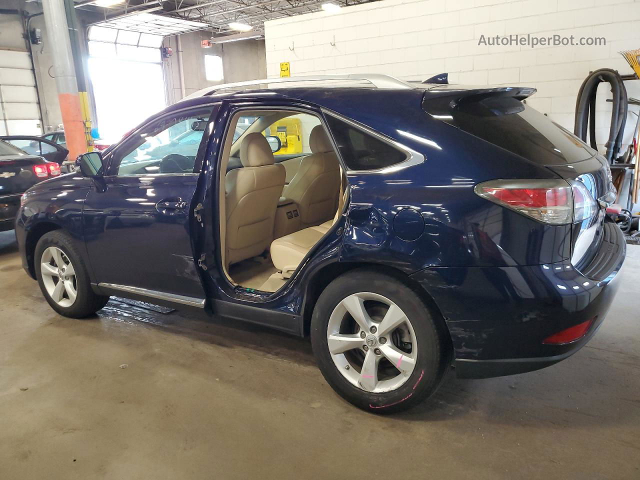 2015 Lexus Rx 350 Base Blue vin: 2T2BK1BAXFC310620