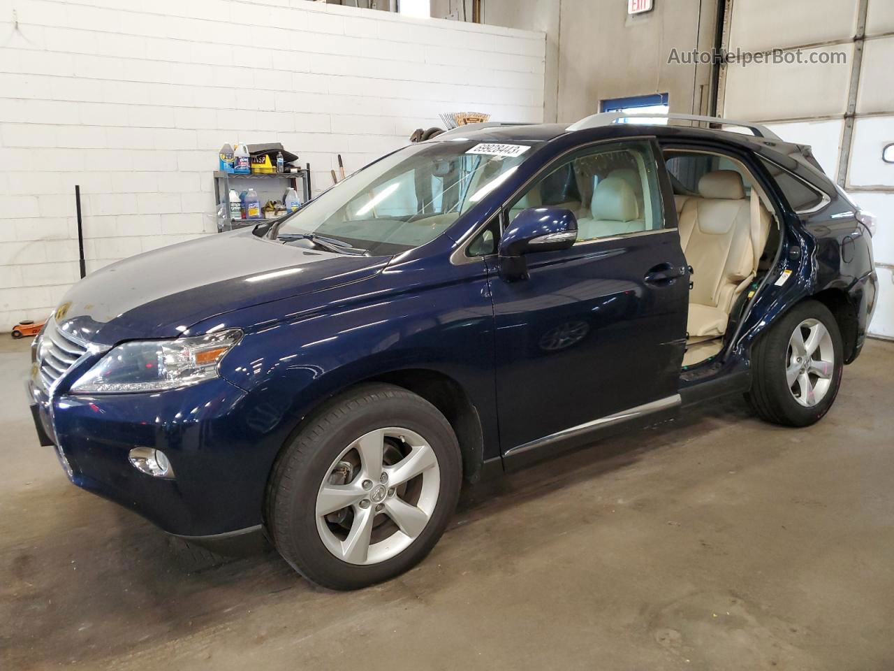 2015 Lexus Rx 350 Base Синий vin: 2T2BK1BAXFC310620