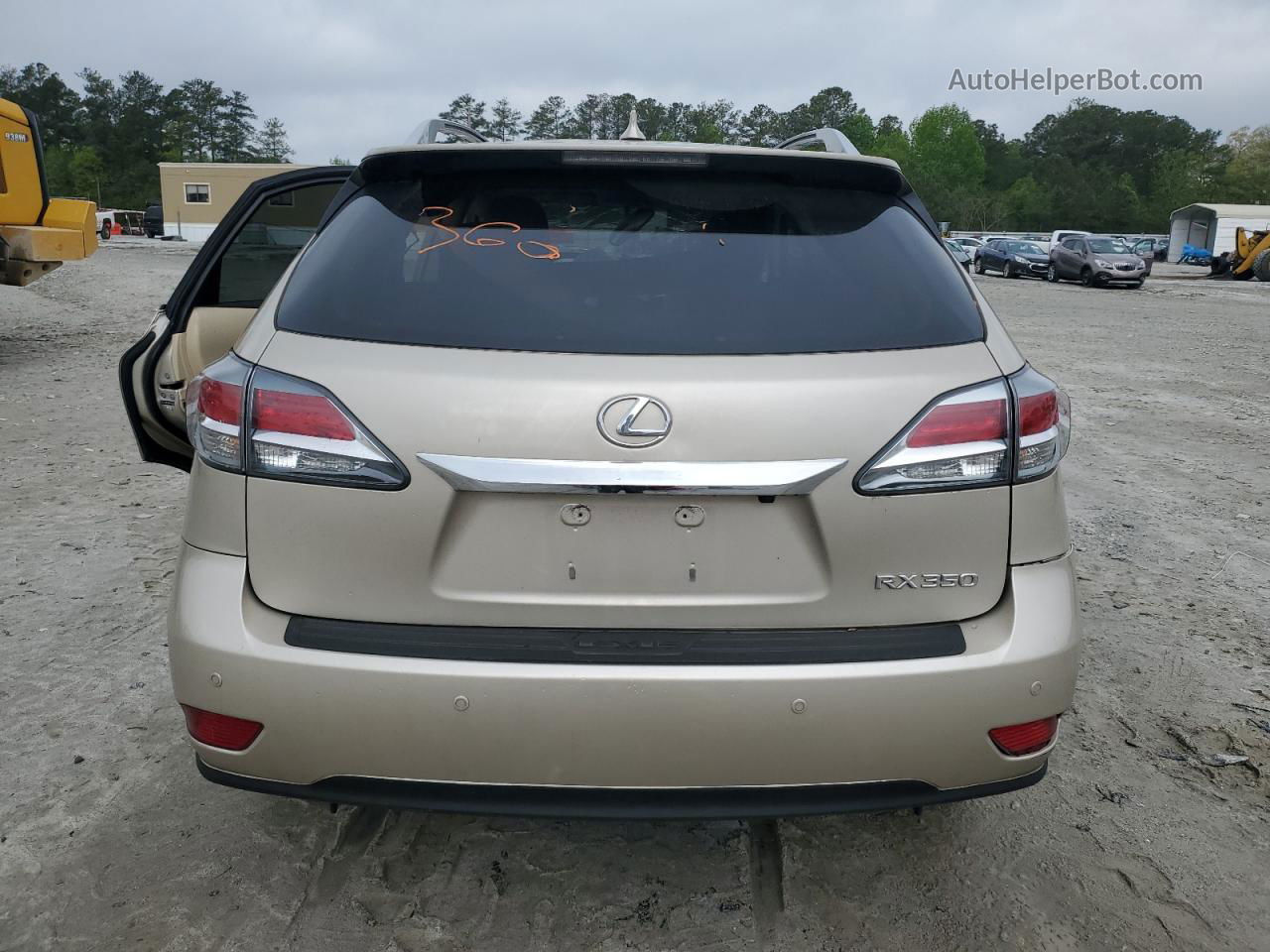 2015 Lexus Rx 350 Base Beige vin: 2T2BK1BAXFC314568