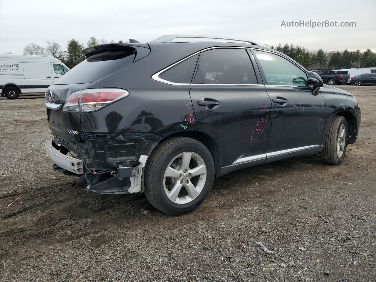 2015 Lexus Rx 350 Base Черный vin: 2T2BK1BAXFC332620