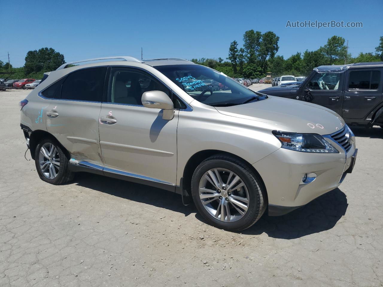 2015 Lexus Rx 350 Base Бежевый vin: 2T2BK1BAXFC333430