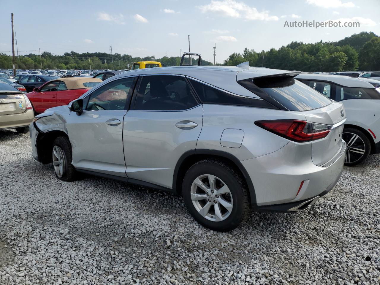 2016 Lexus Rx 350 Base Silver vin: 2T2BZMCA0GC015037