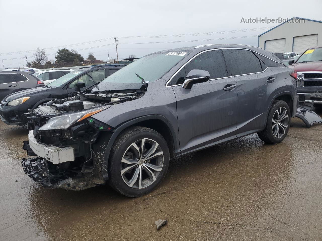 2016 Lexus Rx 350 Base Gray vin: 2T2BZMCA0GC024224