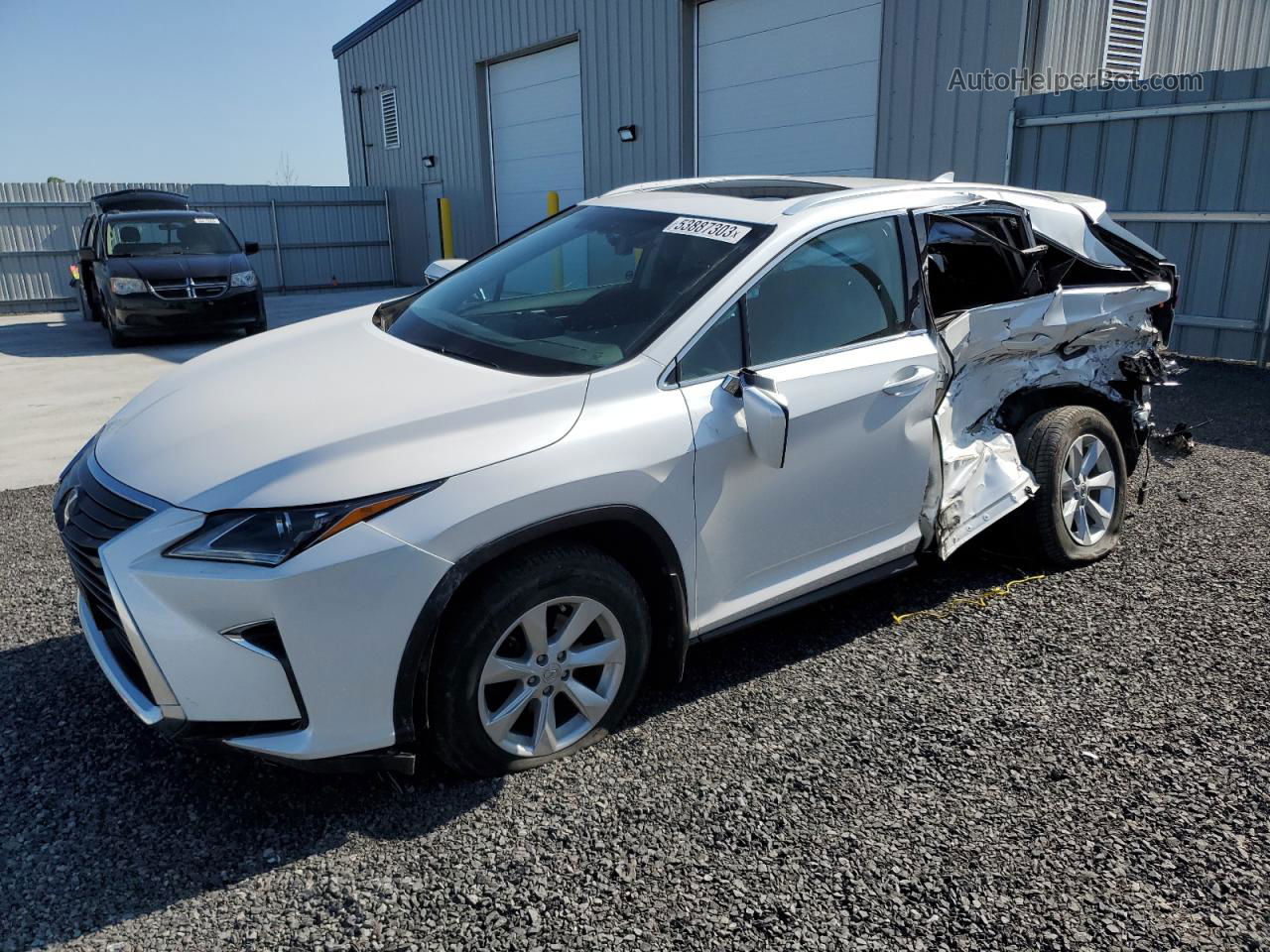 2016 Lexus Rx 350 Base Белый vin: 2T2BZMCA0GC024577