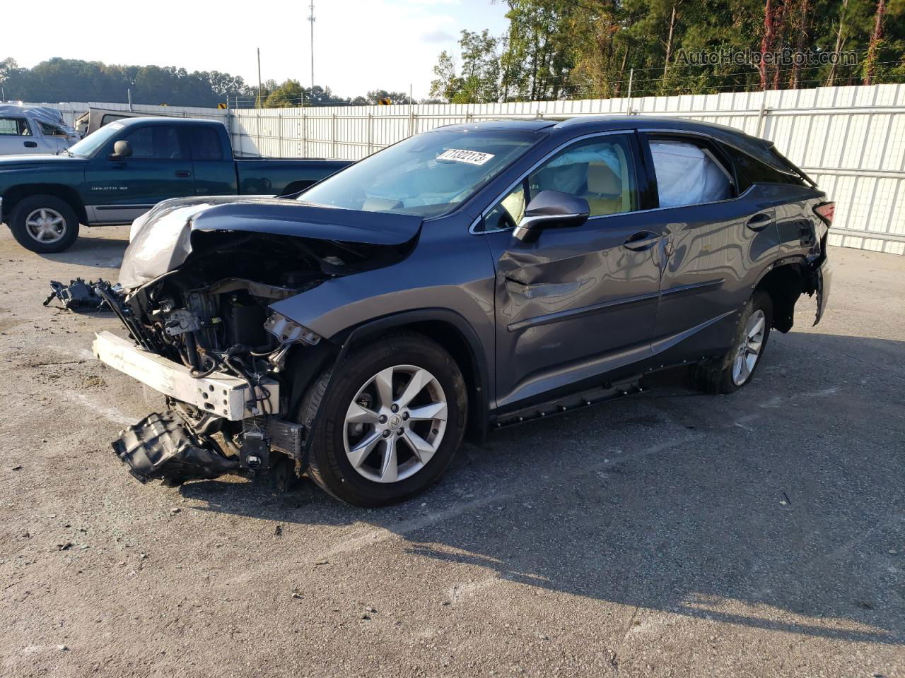 2016 Lexus Rx 350 Base Серый vin: 2T2BZMCA0GC036938