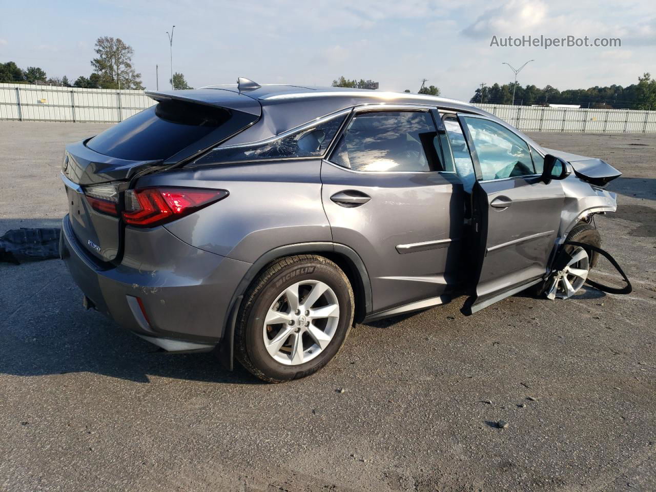 2016 Lexus Rx 350 Base Серый vin: 2T2BZMCA0GC036938