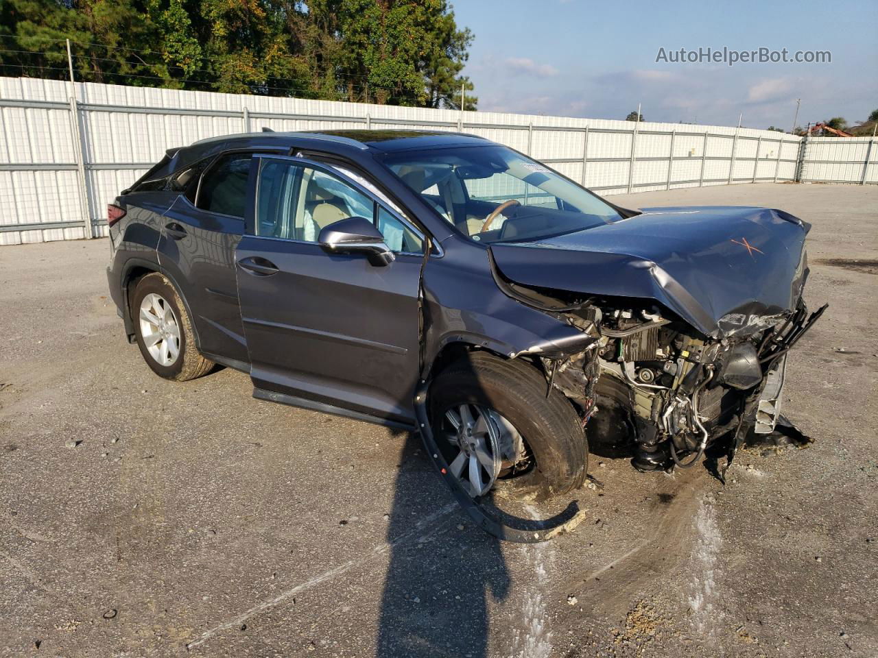 2016 Lexus Rx 350 Base Серый vin: 2T2BZMCA0GC036938