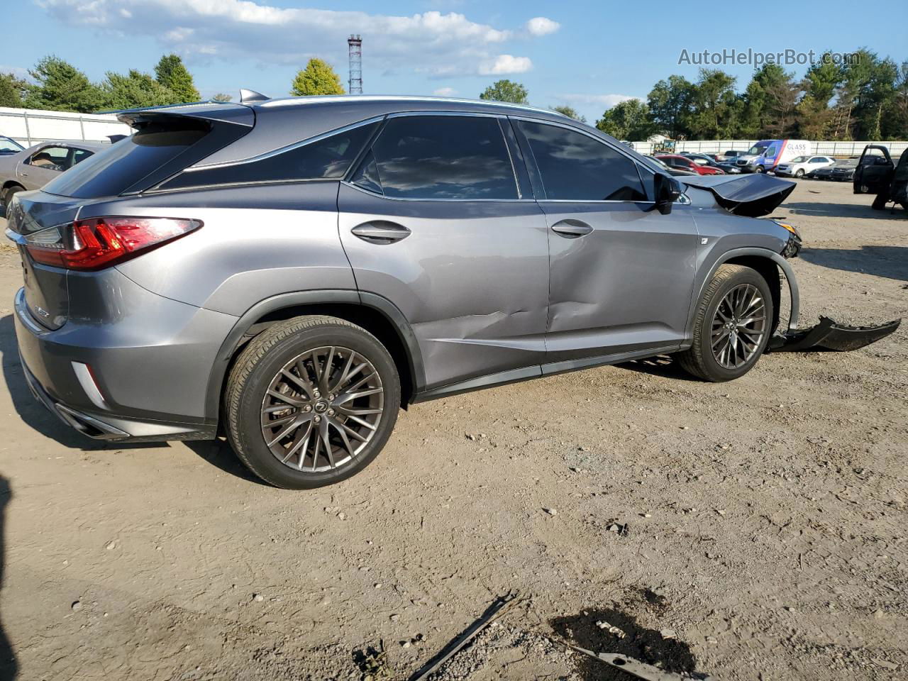 2016 Lexus Rx 350 Base Серый vin: 2T2BZMCA0GC050399